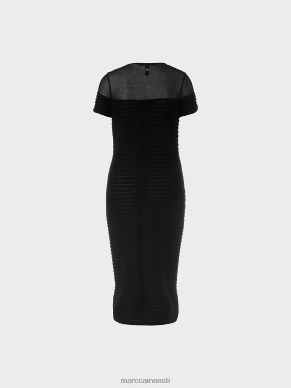 Marc Cain Riietus figuuri kallistav \"rethink together\" kleit J8DT10 must