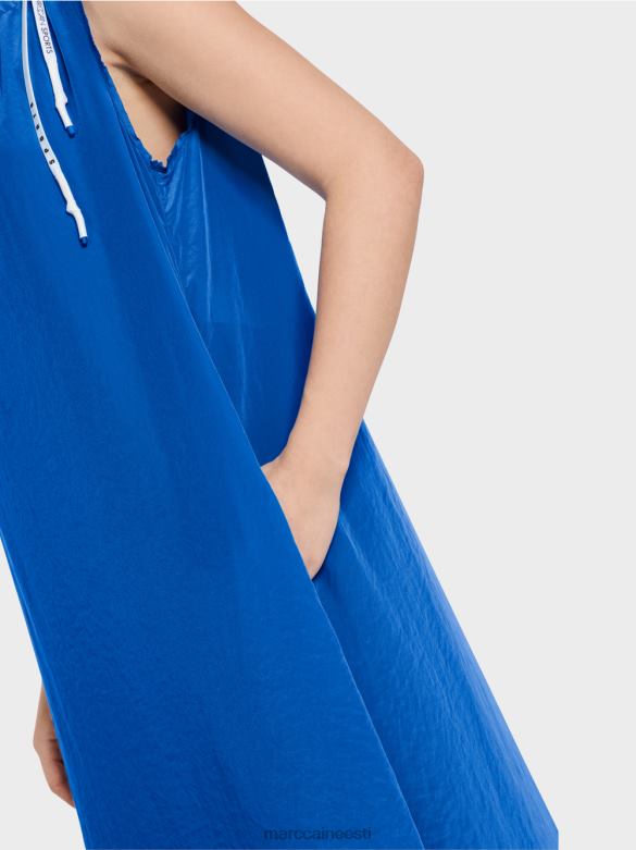Marc Cain Riietus ühevärviline laieneva kujuga kleit J8DT57 uus langevarjur