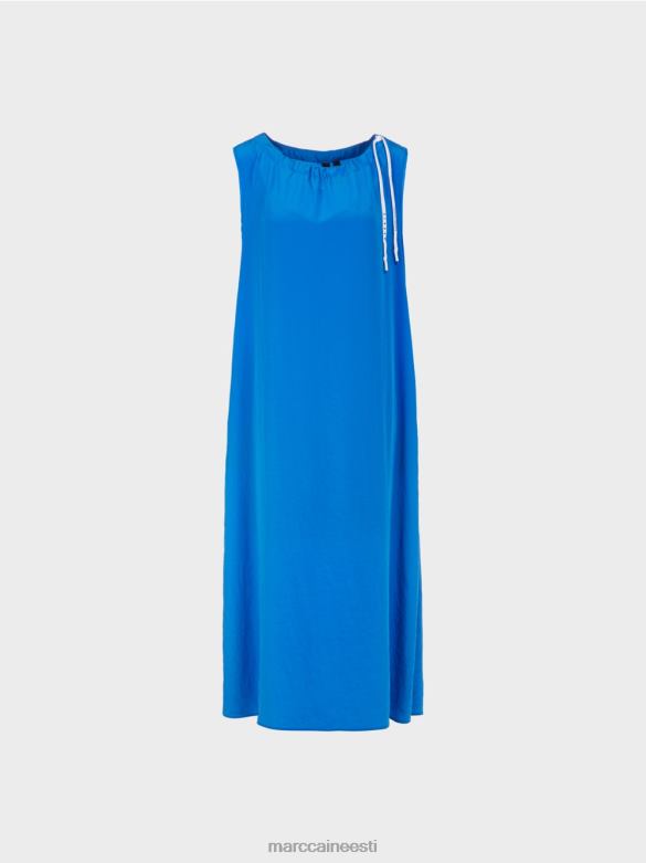 Marc Cain Riietus ühevärviline laieneva kujuga kleit J8DT57 uus langevarjur