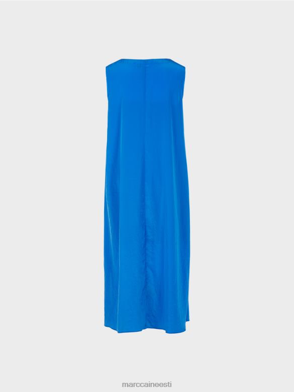 Marc Cain Riietus ühevärviline laieneva kujuga kleit J8DT57 uus langevarjur