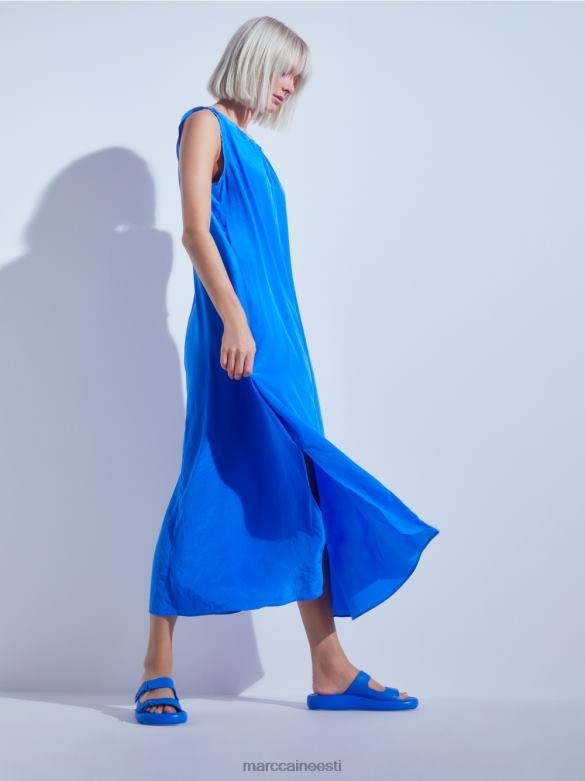 Marc Cain Riietus ühevärviline laieneva kujuga kleit J8DT57 uus langevarjur