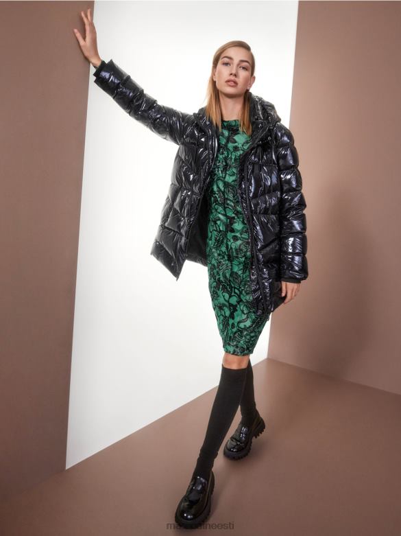 Marc Cain Riietus keha kallistav elastne tüllkleit J8DT4 emailiga