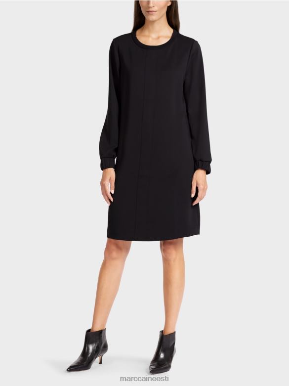 Marc Cain Riietus lühike, sportlik kleit J8DT136 must
