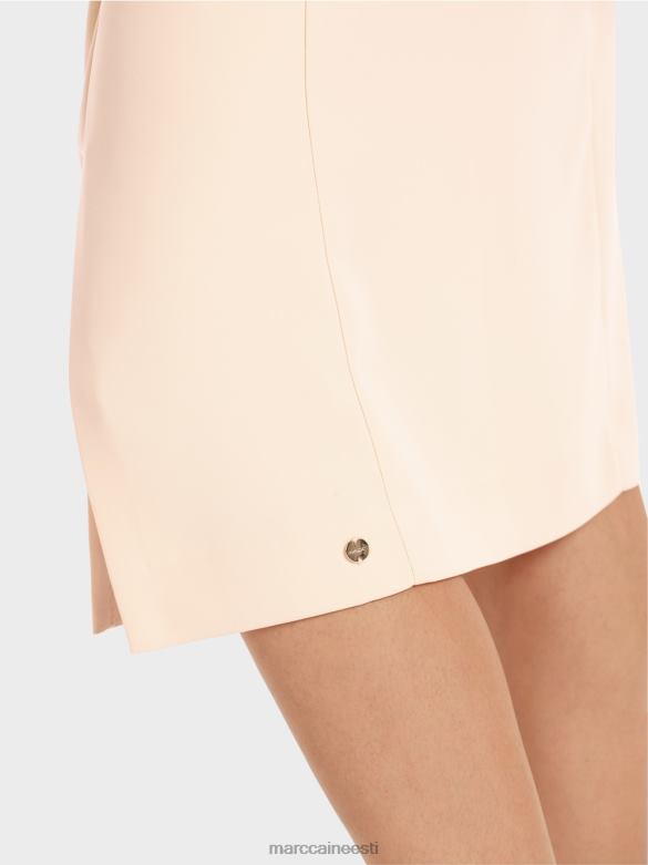 Marc Cain Riietus mähise välimusega kleit J8DT25 tume kreem