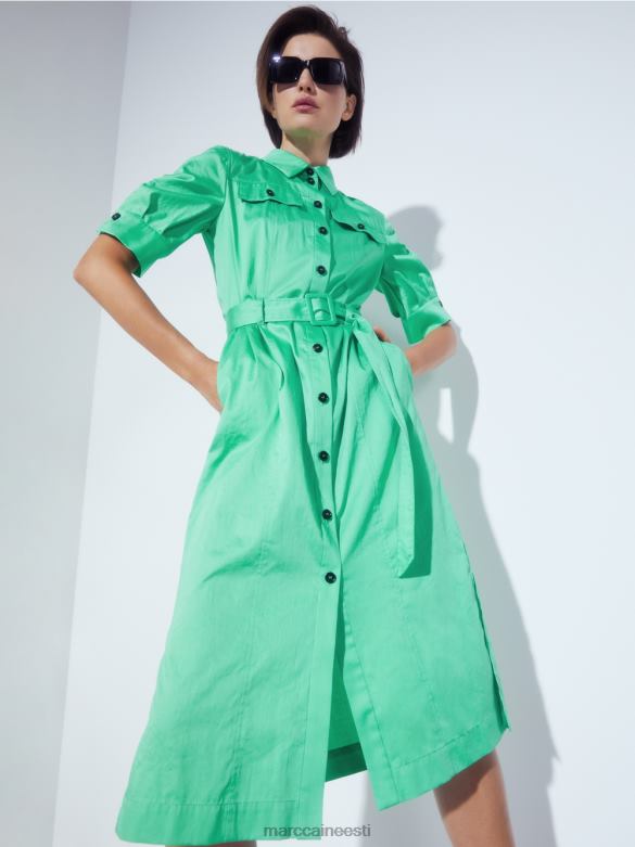 Marc Cain Riietus naiselik vööga särkkleit J8DT103 särav jade