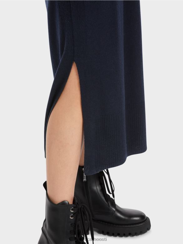 Marc Cain Riietus pikk kootud \"rethink together\" kleit J8DT5 kesköösinine