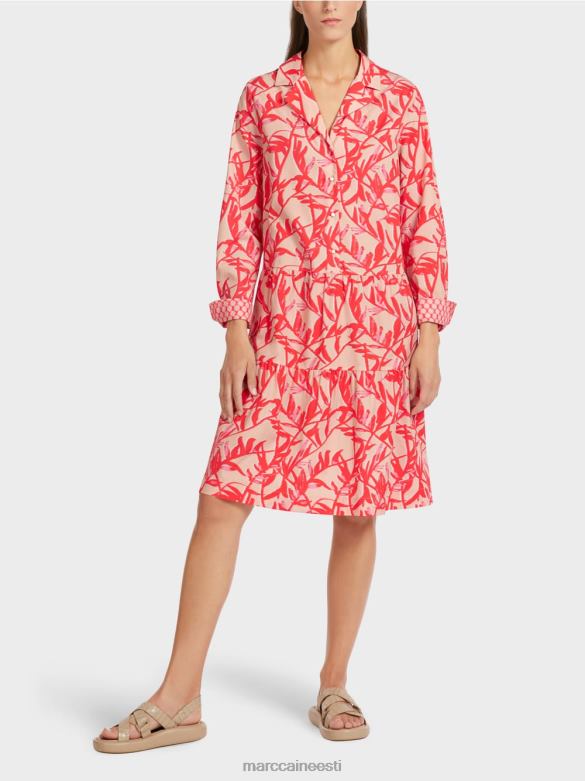 Marc Cain Riietus revääridega midi kleit J8DT105 särav päevitus