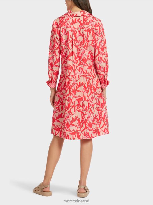 Marc Cain Riietus revääridega midi kleit J8DT105 särav päevitus