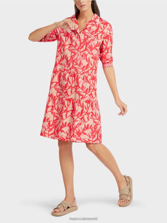 Marc Cain Riietus revääridega midi kleit J8DT105 särav päevitus