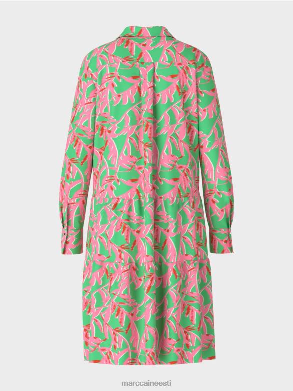 Marc Cain Riietus revääridega midi kleit J8DT108 särav jade