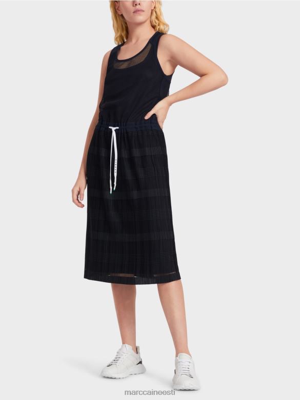 Marc Cain Riietus sportlik voltidega kleit J8DT55 kesköösinine