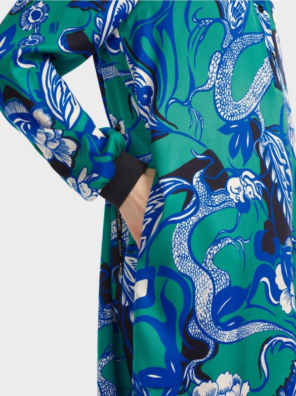 Marc Cain Riietus vabaaja kleit \"mõtle koos ümber\". J8DT3 emailiga