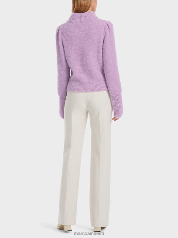 Marc Cain Riietus Saksamaal kootud läikiv kampsun J8DT1040 särav lavendel