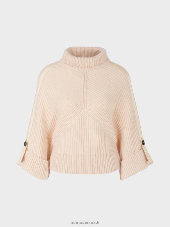 Marc Cain Riietus Saksamaal kootud väärtuslik kampsun J8DT1086 tume kreem