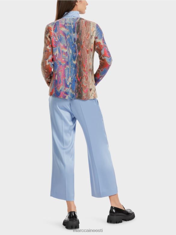 Marc Cain Riietus Saksamaal kootud värviline kampsun J8DT1081 tume suvetaevas