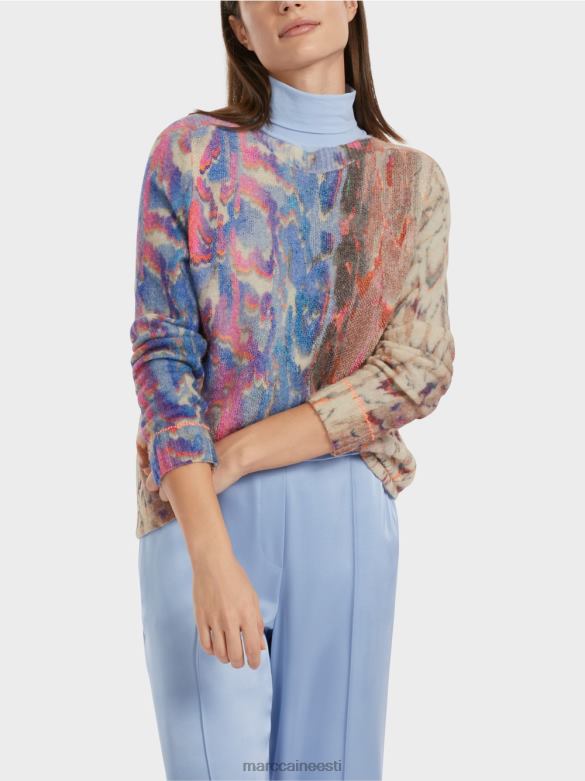 Marc Cain Riietus Saksamaal kootud värviline kampsun J8DT1081 tume suvetaevas