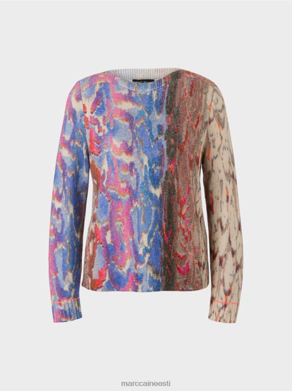 Marc Cain Riietus Saksamaal kootud värviline kampsun J8DT1081 tume suvetaevas