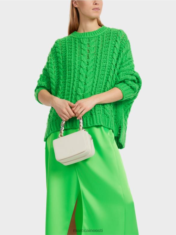 Marc Cain Riietus kaabliga kootud kampsun, kootud Saksamaal J8DT1039 tume õunaroheline