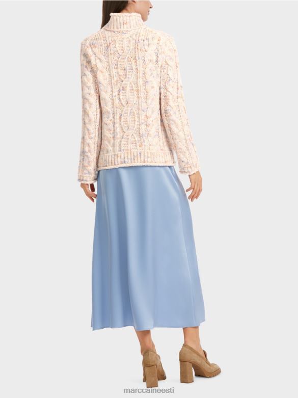 Marc Cain Riietus kaabliga kootud kampsun, kootud Saksamaal J8DT1082 tume kreem