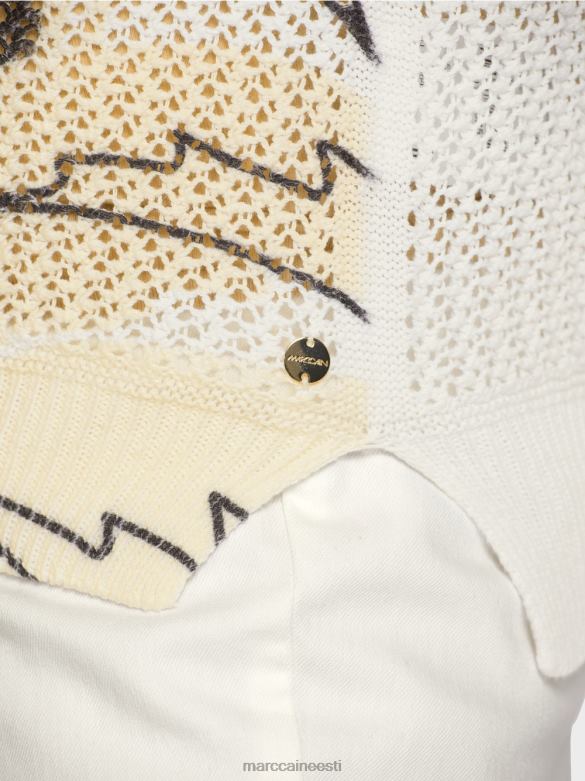 Marc Cain Riietus kampsun 100% valmistatud Saksamaal J8DT1152 sügav liiv