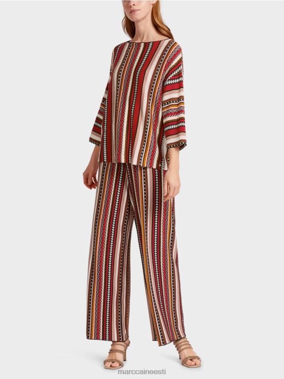 Marc Cain Riietus kampsun "kootud Saksamaal" J8DT1130 sügav punane