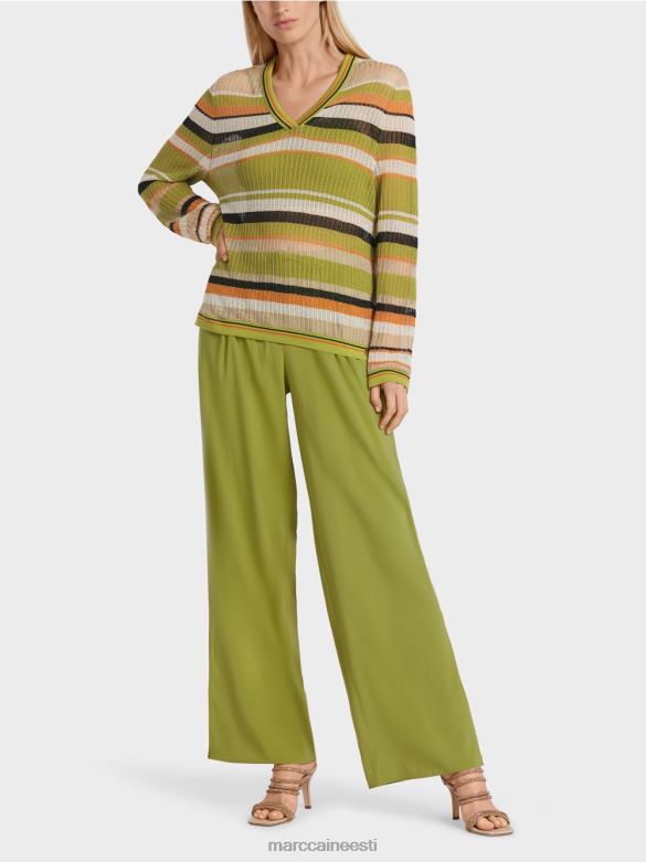 Marc Cain Riietus kampsun "kootud Saksamaal" J8DT1147 sügav oliiviroheline