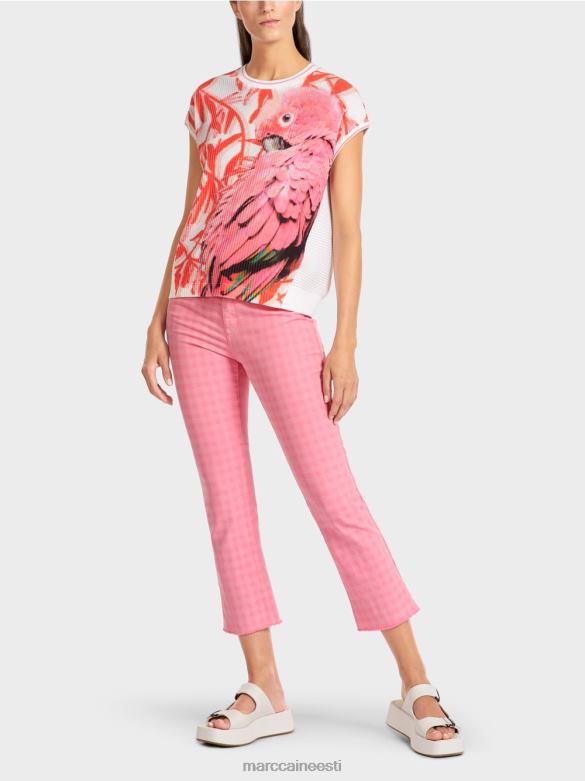 Marc Cain Riietus kampsun "kootud Saksamaal" J8DT1167 särav roosa