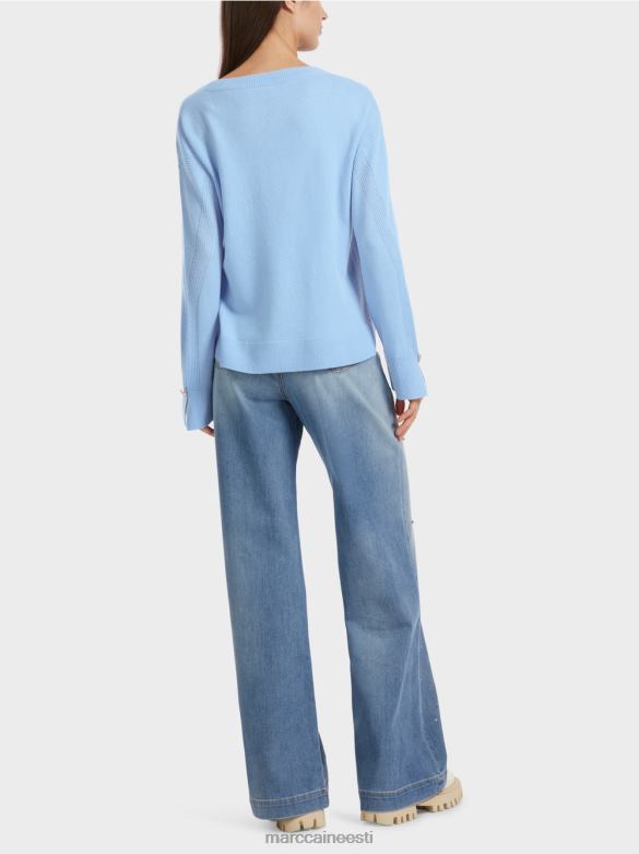 Marc Cain Riietus \"koos ümber mõtlema\" kootud kampsun J8DT1080 tume suvetaevas