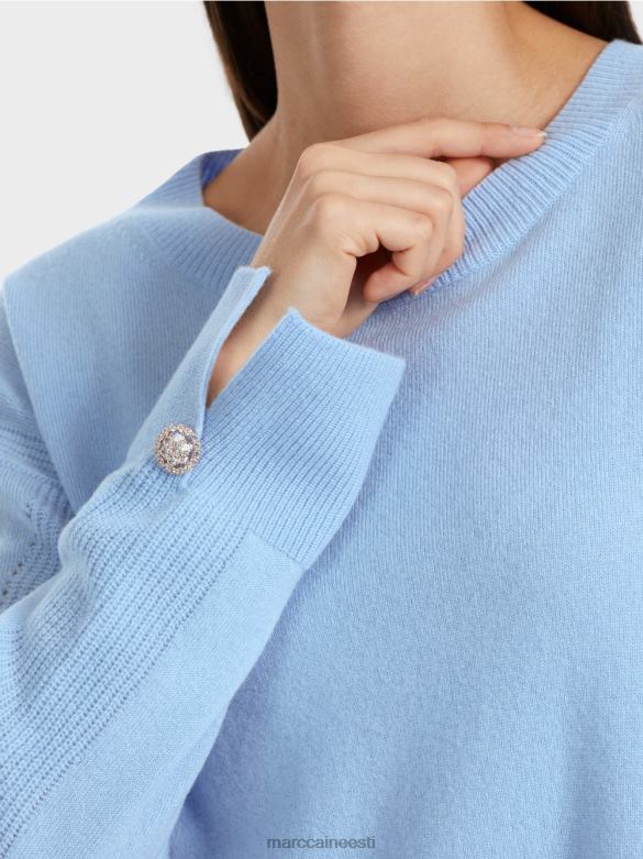 Marc Cain Riietus \"koos ümber mõtlema\" kootud kampsun J8DT1080 tume suvetaevas