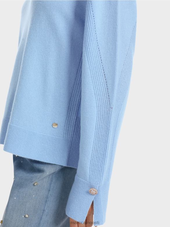 Marc Cain Riietus \"koos ümber mõtlema\" kootud kampsun J8DT1080 tume suvetaevas