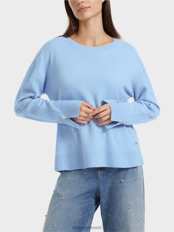 Marc Cain Riietus \"koos ümber mõtlema\" kootud kampsun J8DT1080 tume suvetaevas