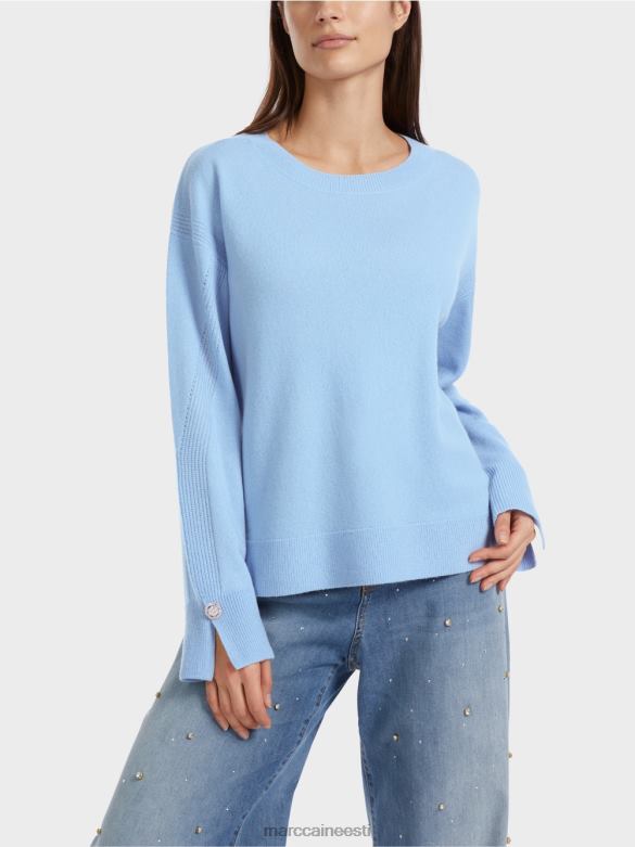 Marc Cain Riietus \"koos ümber mõtlema\" kootud kampsun J8DT1080 tume suvetaevas