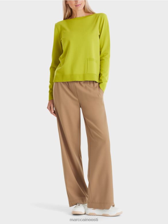 Marc Cain Riietus "koos ümbermõtlema" kampsun J8DT1042 särav oliivroheline