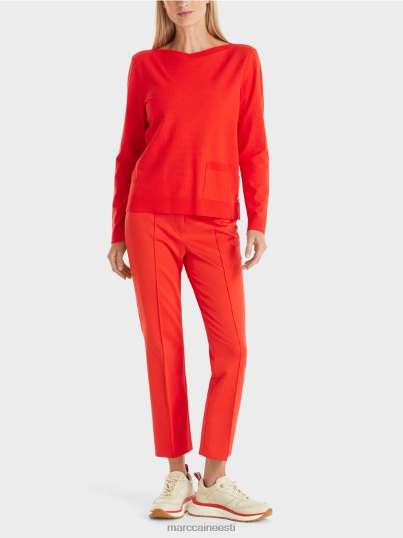 Marc Cain Riietus "koos ümbermõtlema" kampsun J8DT1070 campari