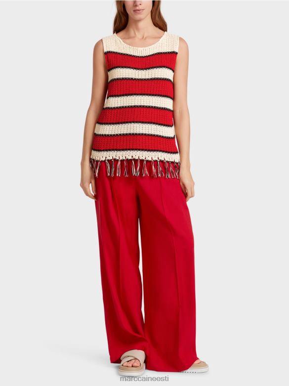 Marc Cain Riietus "koos ümbermõtlema" kootud topp J8DT1129 kreem