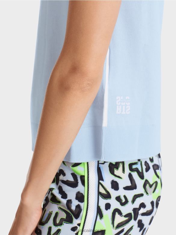 Marc Cain Riietus \"koos ümbermõtlema\" libisemine J8DT1103 pehme pulber sinine