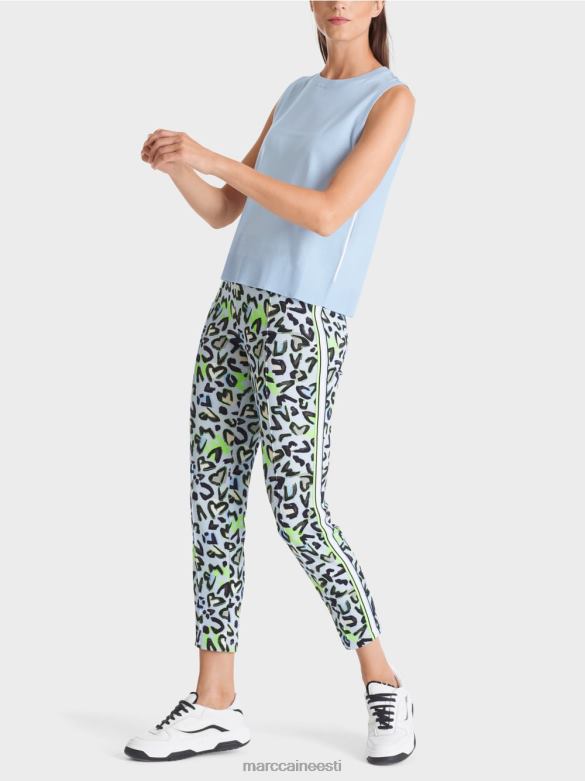 Marc Cain Riietus \"koos ümbermõtlema\" libisemine J8DT1103 pehme pulber sinine