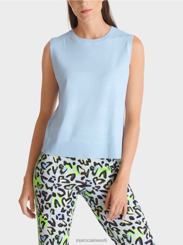 Marc Cain Riietus \"koos ümbermõtlema\" libisemine J8DT1103 pehme pulber sinine