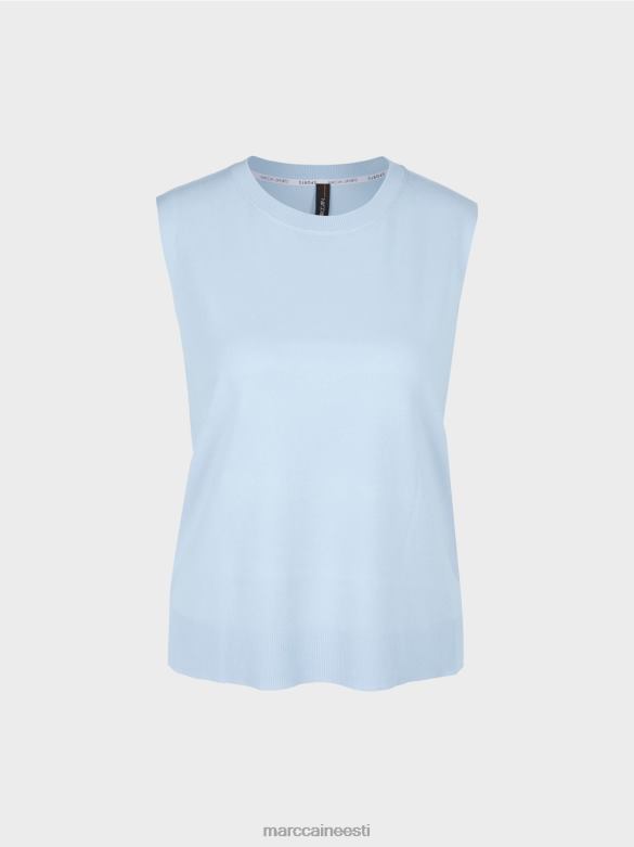 Marc Cain Riietus \"koos ümbermõtlema\" libisemine J8DT1103 pehme pulber sinine