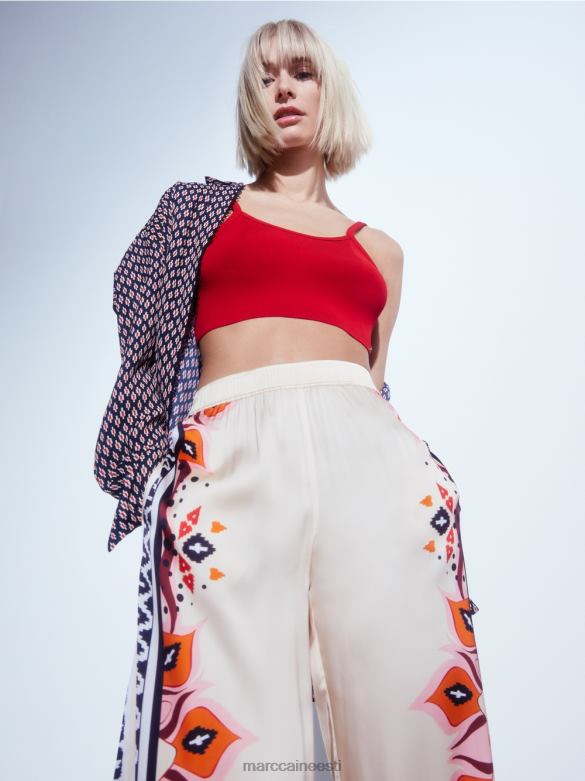 Marc Cain Riietus \"koos ümbermõtlema\" rinnakaim J8DT1133 sügav punane