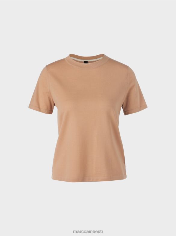 Marc Cain Riietus lühikeste varrukatega \"rethink together\" kampsun J8DT1091 särav iiris