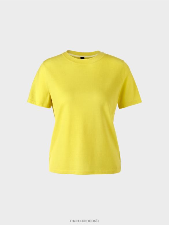 Marc Cain Riietus lühikeste varrukatega \"rethink together\" kampsun J8DT1112 pehme sidrun