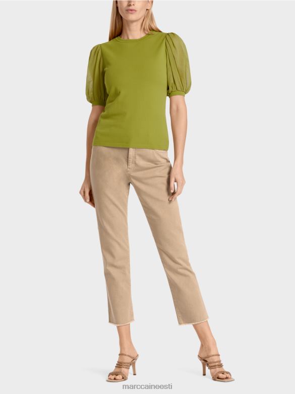 Marc Cain Riietus naiselik "rethink together" kampsun J8DT1145 sügav oliiviroheline