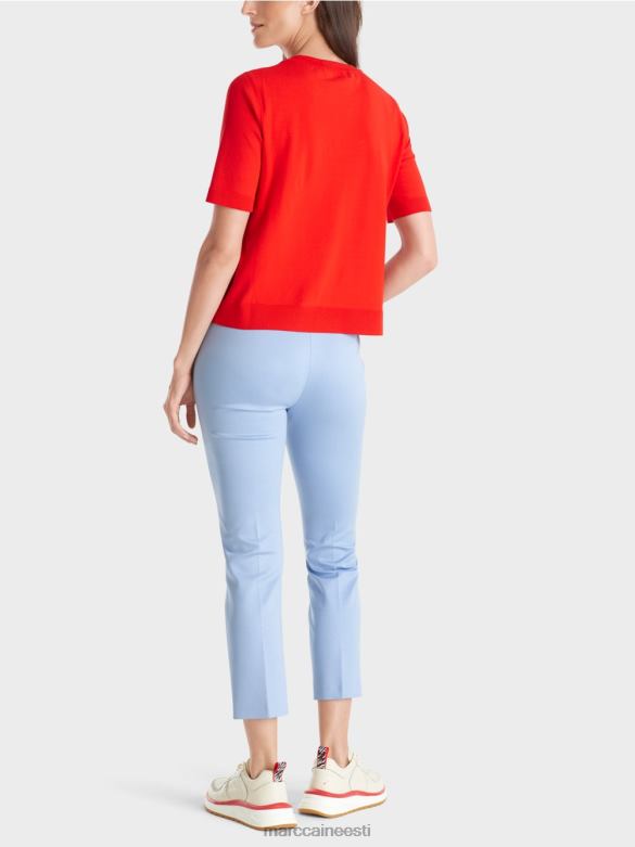 Marc Cain Riietus \"rethink together\" lühikeste varrukatega kampsun J8DT1071 campari