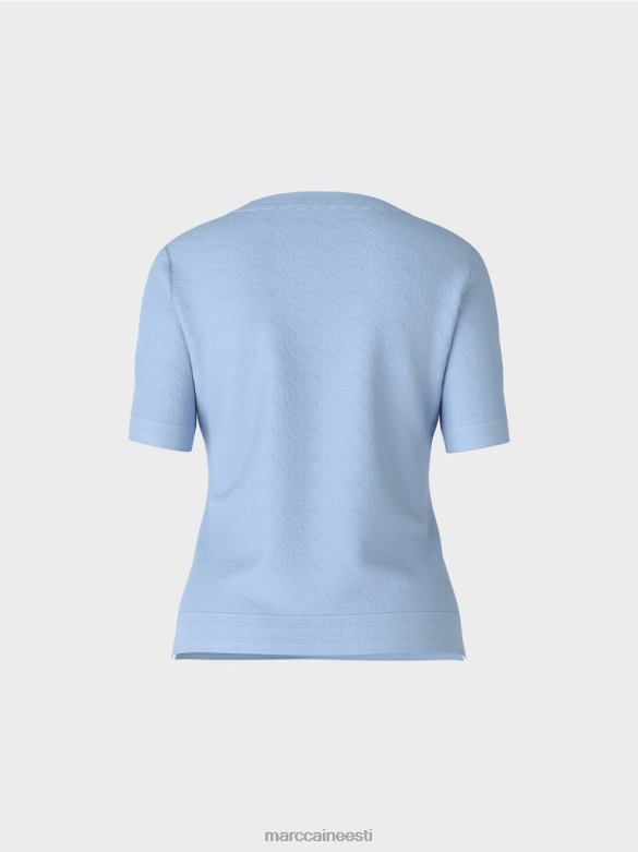 Marc Cain Riietus \"rethink together\" lühikeste varrukatega kampsun J8DT1072 tume suvetaevas