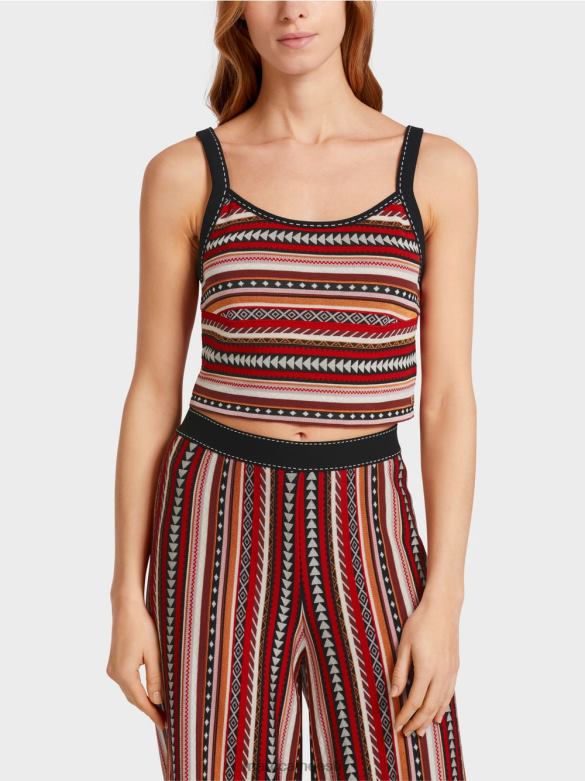 Marc Cain Riietus rinnatükk \"kootud Saksamaal\" J8DT1134 sügav punane