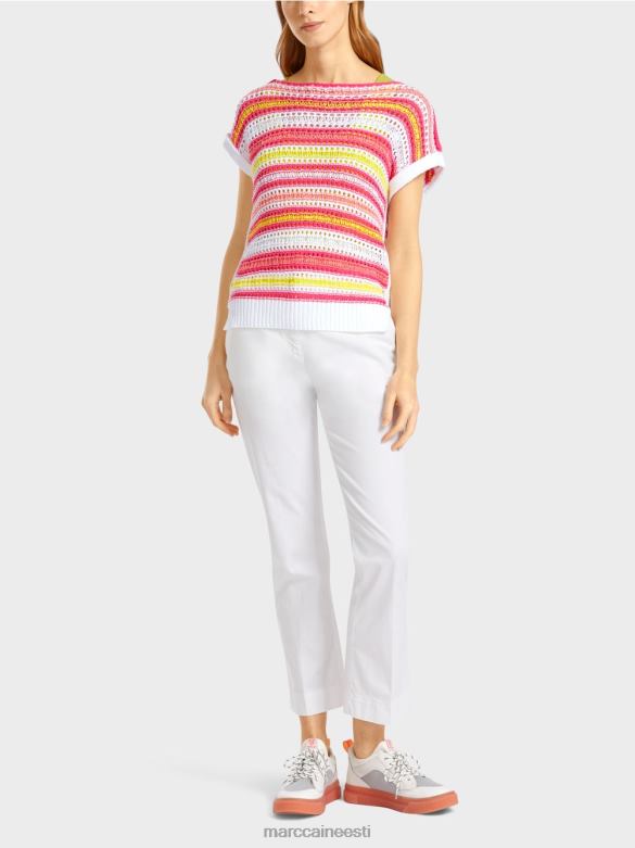 Marc Cain Riietus top "kootud Saksamaal" J8DT1140 kerge limeaad