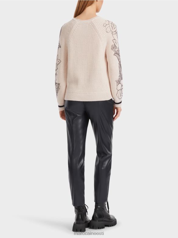 Marc Cain Riietus trükiga kampsun - kootud Saksamaal J8DT1063 mandliõis