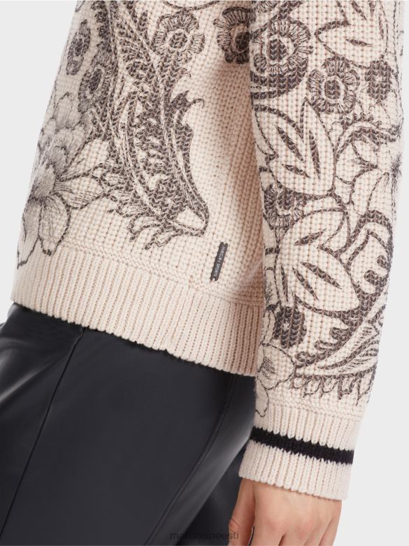 Marc Cain Riietus trükiga kampsun - kootud Saksamaal J8DT1063 mandliõis