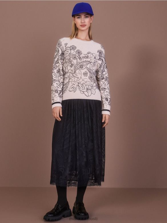 Marc Cain Riietus trükiga kampsun - kootud Saksamaal J8DT1063 mandliõis